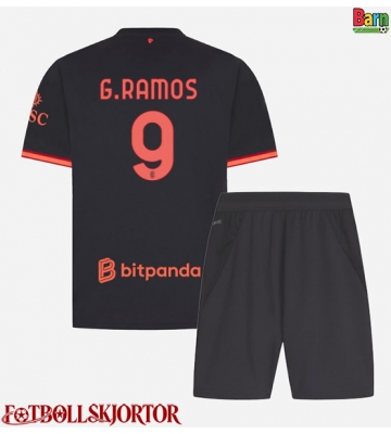 AC Milan Goncalo Ramos #9 Tredje Kläder Barn 2026-27 Kortärmad (+ Korta byxor)